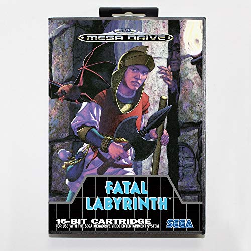 Romgame Fatal Labyrinth 16 Bit Sega MD картичка со малопродажна кутија за Sega Mega Drive за Битие