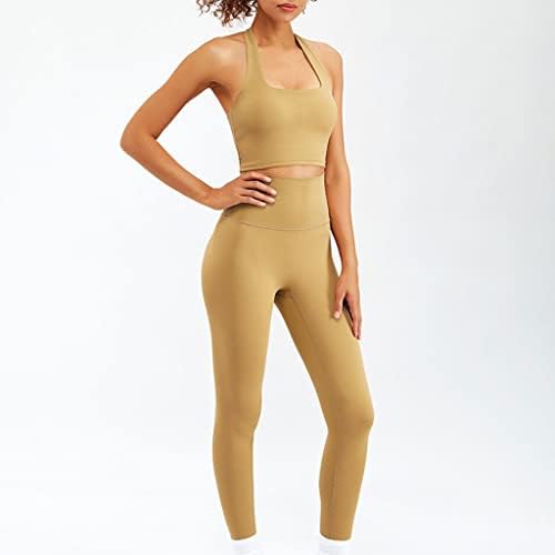 Ccbuy Беспрекорна јога поставена спортска облека за вежбање спортска облека, спортски спортски костуми за женски облеки