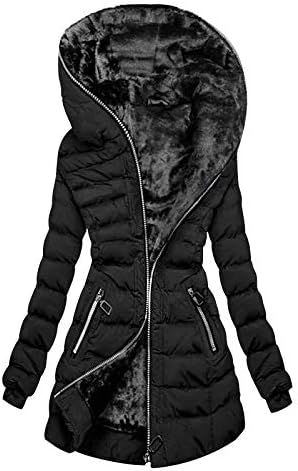 Јакни за женски дуксери тенок топло долга завршена облека за надворешни работи зимски врвови на надворешна кожа на надворешна