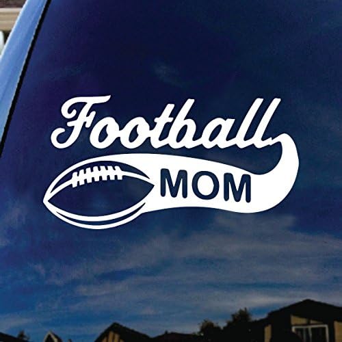 Socooldesign Football Mom Car Window vinyl Decal налепница 5 широка