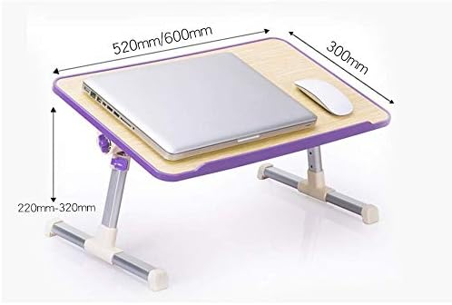 Лаптоп биро за кревет за кревет, табела за лаптоп кревет, преносен лаптоп за преклопување штанд за кревет/троседот/каучот/подот