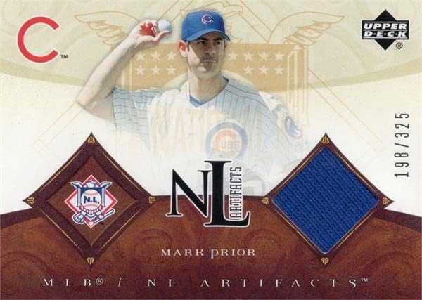 Означи претходно играч, облечен во бејзбол картичка 2005 Артефакти на горната палуба NLMP - MLB игра користена дресови