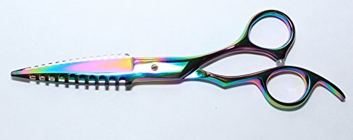 Трешарп 6 брич работ ножици Титаниум Обложени со двојна чешел рабови-Виножито