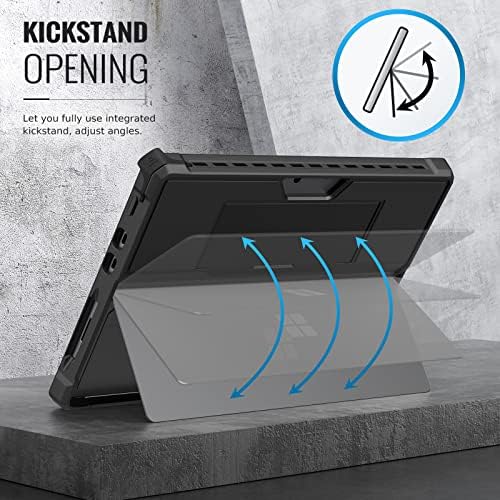 Moko Case со отстранлив заштитник на екранот за приватност одговара на Microsoft Surface Pro 8 13 2021 Tablet Release-сето-во-едно