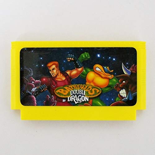 60 пински 8 битни игри со игри со игра - Battletoads и Double Gragon 60 Pin Game Card за 8 битни играчи на игри со субјер