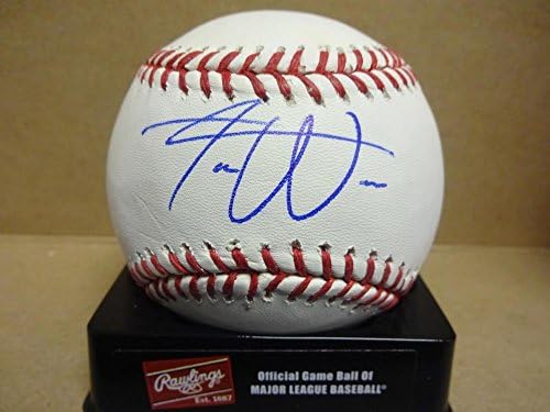 Тајлер Вагнер Милвоки Пивара го потпиша М.Л. Бејзбол w/COA - Автограмирани бејзбол