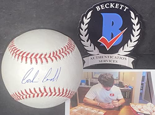 Corbin Carroll Arizona Diamondbacks автограмираше потпишан бејзбол Бекет сведок COA