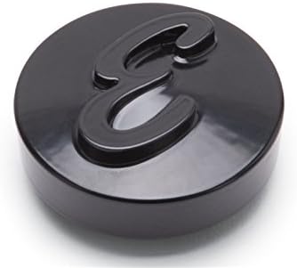 Еделброк 4270 Е-лого чистач за чистење на воздухот Нуркан тркалезна црна анодизирана орев за чистење на воздухот за е-лого