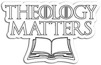 Теологијата е реформирана христијанска - налепница графика - авто, wallид, лаптоп, ќелија, налепница за камиони за прозорци,