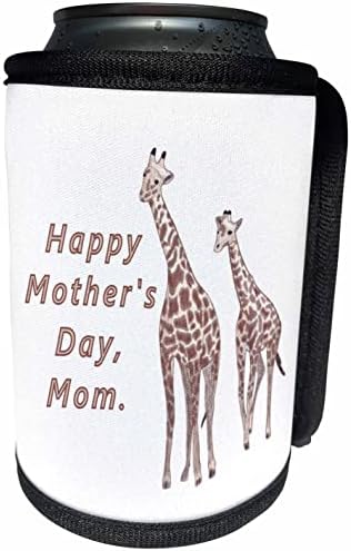 3дроза Сликарство На мајка и дете жирафи Среќни Мајки. - Може Ли Поладно Шише Заврши
