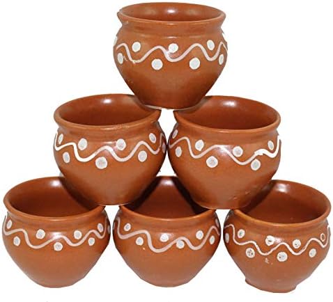 Одишабазар Керамички Кулхар Кулхад Чаши Традиционален Индиски Чај Чаша Сет од 6
