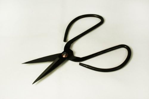 Ножици Нови црни рачки големи јамки со прсти со анодизирани занаетчиски ножици 6 “