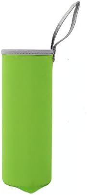 Slyko Thermos ракав ракав чаша од лимон чаша стаклена вода чаша ракав материјал за нуркање чаша ракав 360ml 绿色