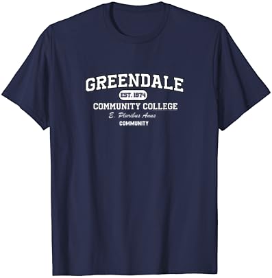 Заедница Грендејл во заедницата колеџ со маица со мото