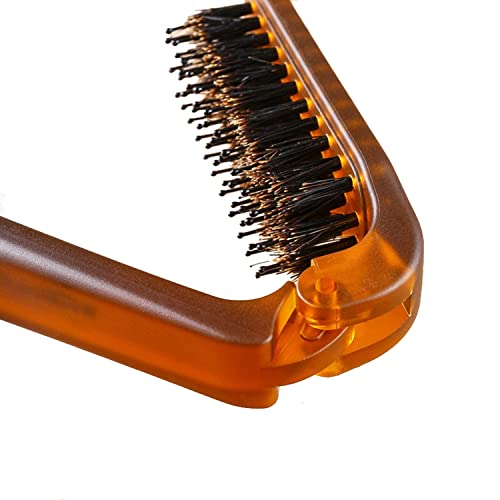 Vinbee виткање на коса четка за мала големина на џеб анти-статички чешел за коса за дома и патување
