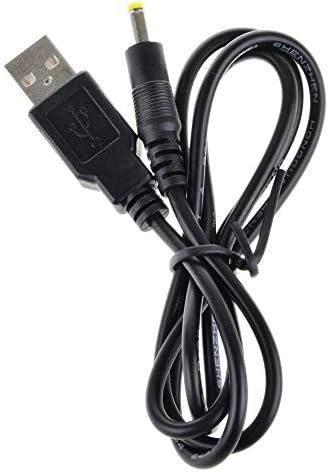 FitPow USB кабел 5V - 5.2V DC Водач на кабелот за напојување за MICCA Speck Speck G2 1080P Full -HD Ultra Ultra Portable Slim