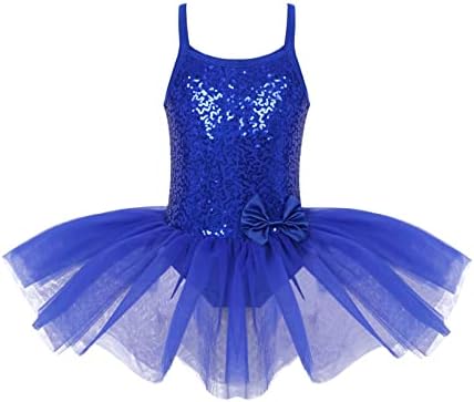 Liiyii Девојки девојки балет танц леотард туту фустан џез латино танго -тина секвери мрежни здолништа фигура за лизгање