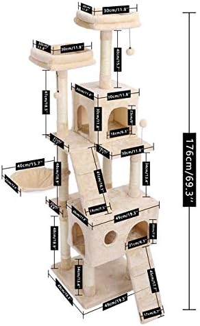 Еросо мачка играчка мачка искачување на дрвјата куќа мачка играчка играчка за гребење на куќи игра кондо мебел за искачување
