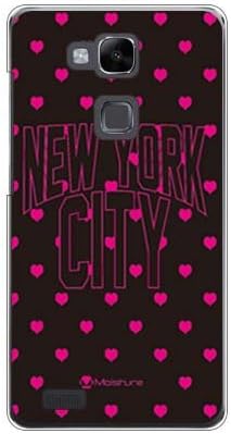 Втора Кожа ЊУЈОРК Розова Срцева Точка Дизајн со Влага/За Вознесе Мате 7 МТ-Ј1/Ракутен Мобилни RHWMJ1-PCCL-277-Y280