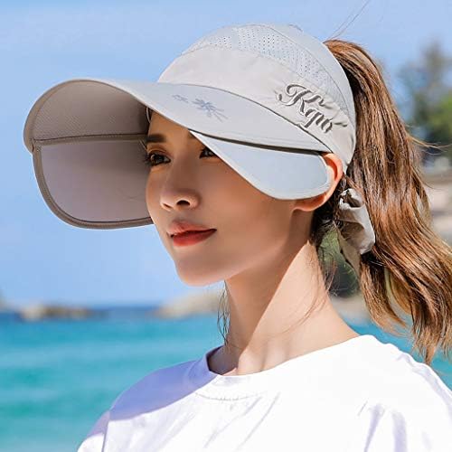 Сонцена капа на флопи плажа спакувана визир на отворено жени сончано широко распространетост на плажа сонцето визир капа за