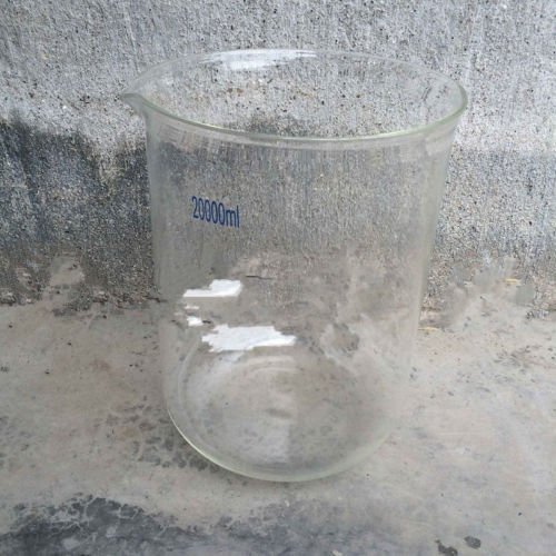 Deschem 20000ml Боросиликатен чаша за стакло, 20L ниска форма, измет за измет, лабораториски стакло
