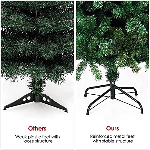 Елка на елката Хајшоп вештачка украс за новогодишна елка мека бор елка со цврсти метални нозе 830