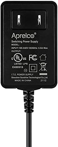 Aprelco UL наведена замена за полнач за адаптер 9V AC-DC за Eventide H9 MAX ефекти на префрлување на педали Трансформатор за напојување на кабел за напојување PSU AC110-240V