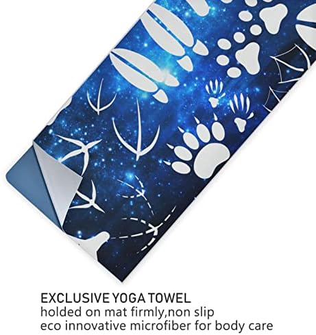 Augenserstan Yoga Claw-Galaxy-Fotterprint јорга пешкир за јога мат