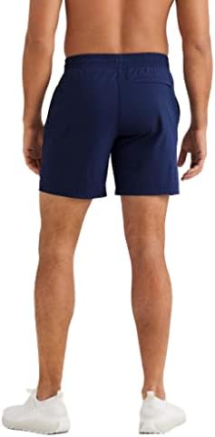 Рона машки 7 “кратки атлетски тренинзи со кратки атлетски тренинзи со анти-ориентирана, 4-насочна ткаенина за истегнување