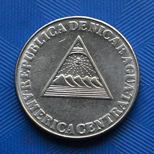 Nicaragua Coin 5 Cordoba 1994 KM80 American Coins 14.9мм
