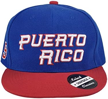 Порторико Шапка Светска Игра Класичен Национален Прилагодлив Шапка Отворено Предвремени Бејзбол Капа