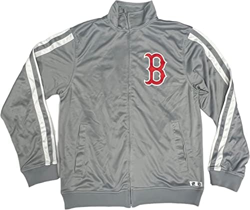 VF Boston Red Sox Classic Logo Logo Man's Full Zip Haidure Chinking Training јакна